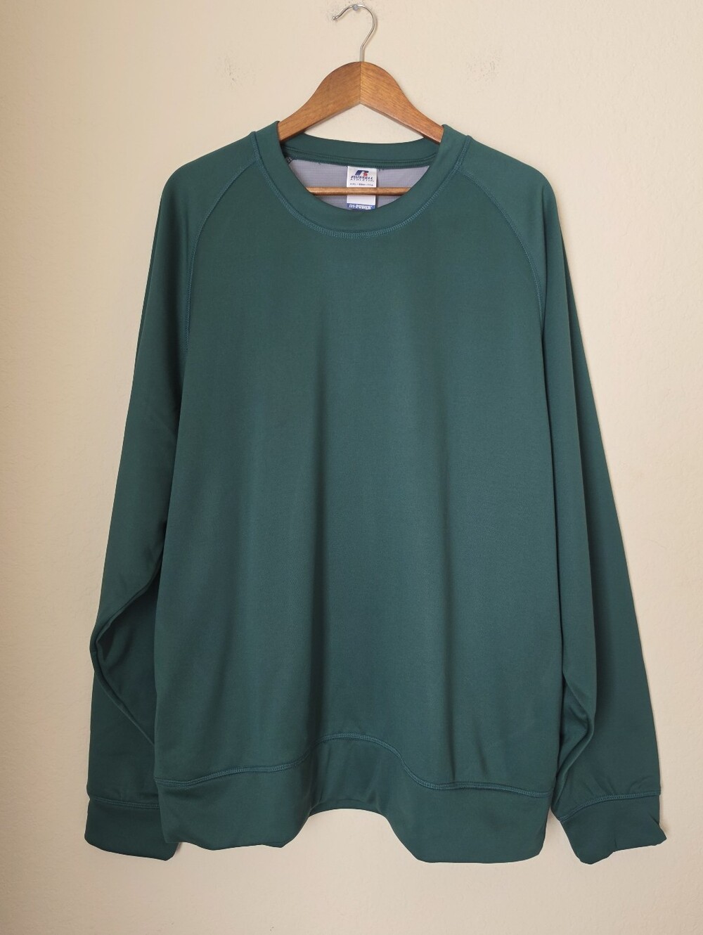 Russell Athletic Sweater Mens XXL Forrest Green Dri Power Activewear Y2K Retro